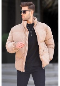 Resim Madmext Camel Nubuk Erkek Şişme Mont 6802-camel Camel 