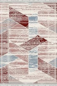 Resim Patchwork Westa Kaymaz Tabanlı Yıkanabilir Antibakteriyel Dijital Baskı Patchwork Halı Kilim, PW-8058A-WST-100X500 