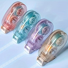 Resim 2 adet/4 adet 4m * 6mm çift taraflı yapışkan bant DIY kesim ve kolaj fotoğraf albümü okul kırtasiye rulo bandı - okula dönüş sezonu, ofis malzemeleri 