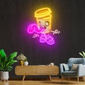 Resim Zombie Cup Artwork Led Neon Sign Light 