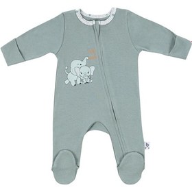 Resim Gezenbebe Hero Uzun Kollu Bebek Tulumu Yeşil 