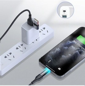 Resim Floveme 4in1 USB To Type C -Type to Type Kablosu+iPhone Başlık USB 1M 