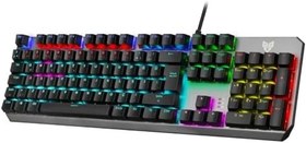 Resim Blueforce Shooter Rainbow Mekanik Gaming Oyuncu Klavyesi Red Switch Q Türkçe 