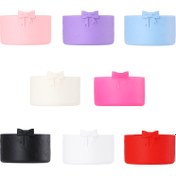 Resim 1 adet Silikon Bardak Tumbler Bot Kapağı, Yay Tasarımı ile Evrensel Uyum, 30/40oz İçecekler için Koruyucu Kılıf, Sevgililer Günü, Şükran Günü, Noel için - Dayanıklı, Kaymaz, Isıya Dayanıklı 