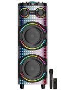 Resim Sunix 100w 8000 Mah Çift Mikrofonlu Kumandalı 107cm Bluetooth Hoparlör Bts-320 