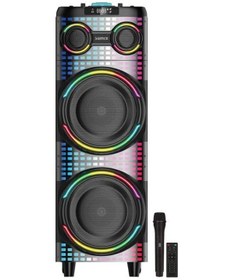 Resim Sunix 100w 8000 Mah Çift Mikrofonlu Kumandalı 107cm Bluetooth Hoparlör Bts-320 