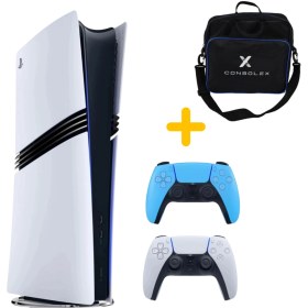 Resim Sony Playstation 5 - Pro 2 TB Oyun Konsolu (CFI-7021 Avrupa) - Çift Kol- (Mavi) 