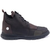 Resim Mammamia D23kb-4240 Kadın Hakiki Deri Spor Bot Nubuk Siyah / Nubuk Kahve / Nubukhaki Siyah 