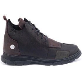 Resim Mammamia D23kb-4240 Kadın Hakiki Deri Spor Bot Nubuk Siyah / Nubuk Kahve / Nubukhaki Siyah 