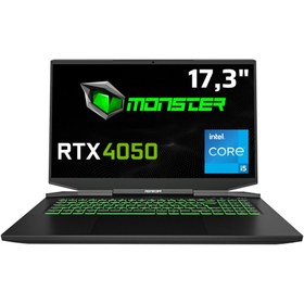 Resim MONSTER Abra A7 V14.5.1 Intel Core i5 13500H 16 GB RAM 1 TB SSD 6 GB RTX 4050 Windows 11 17,3" FHD 144 Hz 