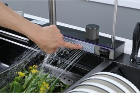 Resim Boheme Marley Bıçaklıklı Evye 100 460 Cm Antrasit 