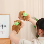 Resim En Harika ve Sevimli Paket! Yabani Tavşanları ve Kaplumbağa Temalı Sırt Çantası ile Yabani Tavşanları Gösteren Bir Snap Bileklik. 