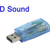 Resim Usb 2.0 - 3D Ses Kartı Adaptörü 5.1 Kanal 