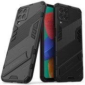 Resim Microcase Galaxy M33 5G Matrix Serisi Armor Standli Kilif-Siyah 559507870 