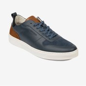 Resim Greyder Erkek Lacivert Hakiki Deri Sneaker Ayakkabı 4Y1SA17422 