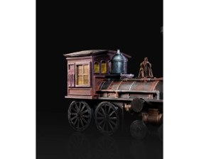 Resim Western Lokomotif Tren Hareketli Oyuncak - Kovboy Lokomotif Tren Hareketli Oyuncak 20CM 