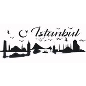 Resim Genel Markalar İstanbul Silueti (Tip 2) 80X32 Cm Lcst [Lcst] 