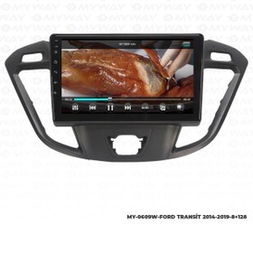 Resim MYWAYY Araç Multimedya Ford Transit Custom Android 12 Carplay 4Gb Ram + 64Gb Hdd Navigasyon Ekran MYW 