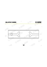 Resim Glyco 554747semı Piston Kol Burcu 51024051024 6 Adettir 