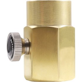 Resim Fosenze Tr21-4'den W21.8'ye Avrupa Versiyonu Brons Gaz Adaptörü - Büyükten Küçüğe Soda Şişesi Co2 Doldurma Bağlantısı 