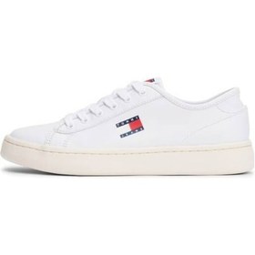 Resim Tommy Hilfiger Kadın Sneaker En0en02875ybs Beyaz 