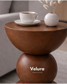 Resim Maco Yan Sehpa - Ceviz Ceviz 