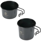 Resim Geeroyoo 304 Çelik Sierra Kahve Ve Bira Bardak Seti 160ml+210ml Siyah Titanyum Kaplama, Ölçekli, Taşınabilir, Kamp Ve Ev Kullanıma Uygun Çok Renkli 
