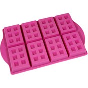 Resim Silikon Mini Waffle Kalıbı 