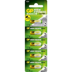 Resim GP GP27A-C5 27A 12V Alkalin Spesifik Pil 5'li Paket 