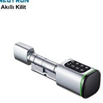 Resim Neutron NTL-SC-02FKPW Parmak İzi Anahtarlı Tuşlu Kartlı ve Uzaktan Kontrollü Akıllı Kapı Kilidi 