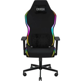 Resim EXVEGA Lunar Active Kumaş RGB Oyuncu Koltuğu Siyah 