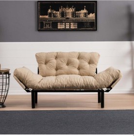 Resim Pafu Nitta İkili Kanepe Krem 