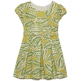 Resim Leaf Elbise Yeşil 