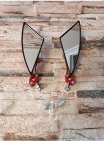 Resim Dikiz Aynası Set Kırmızı 10mm Takım 