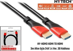 Resim HY-HDM3 Hdmi To Hdmi 3m Altın Uçlu 24k 1.4 