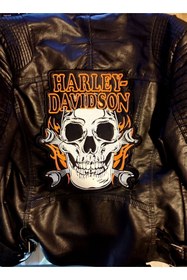 Resim Özden Nakış ÖZEL MARKALAR HARLEY MOTORCU SIRT PATCH 