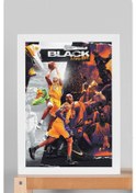Resim Kobe Bryant Black Mamba Çerçeveli Tablo - Basketbol Nba Posteri Tablo 