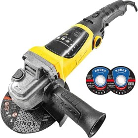 Resim Devir Ayarlı Spiral Taşlama Makinesi 3000W 115-125 Mm, 2 Inox Disk Hediye 