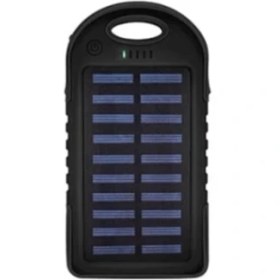 Resim Pazariz Solar Enerjili 10000 Mah Powerbank Akilli Telefon Taşinabilir Şarj Dolum Ünitesi 12 Power LED Işik white 