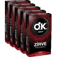 Resim Okey Prezervatif Zirve 50'li (10 x 5) Dev Paket 