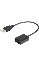 Resim Mena Rise Boya BY-EA2L USB Mini Ses Kartı 