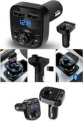 Resim LESGO Car X8 Araç Fm Transmitter Bluetooth Usb Mp3 Sd Kart Çakmaklık Girişli Oto Müzik Çalar Kiti 