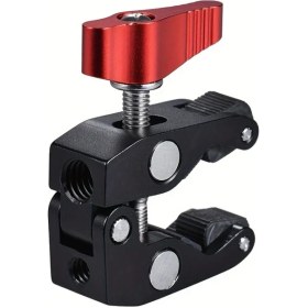 Resim Tongdashop Alüminyum Alaşım Kamera Kelepçesi Ağır Hizmet Fotoğraf Ekipmanı Monitör Tabanı Dslr Sabitleme 