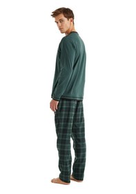 Resim Erkek Pijama Takımı 40587 - Yeşil Yeşil 