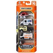 Resim Matchbox Beşli Araba Seti City Adventure II GVY43 