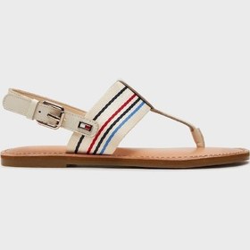 Resim Tommy Hilfiger Bayan Sandalet Fw0fw07924 Aef Bej 
