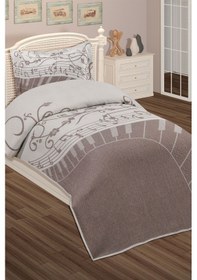 Resim Stella Jumboo Series Nota Model Tek Kişilik Yatak Örtüsü 