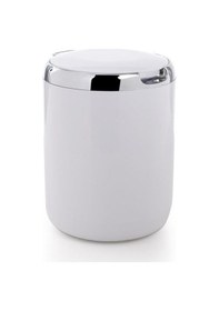 Resim Plastik Primanova Kapaklı Çöp Kovası 3 Lt. Pasifik Beyaz 