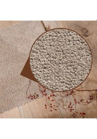 Resim Queen Yüksek Emici Kaymaz Tabanlı 2'li Banyo Paspası Seti Bej 