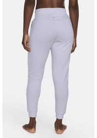 Resim Nike Yoga Luxe 7/8 Fleece Soft Pants Purple Esnek Yumuşak Kadın Eşofman Altı Mor 